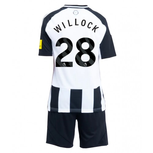 Dětský fotbalový dres Newcastle United Joe Willock #28 2024-25 Domácí Krátký Rukáv (+ trenýrky)